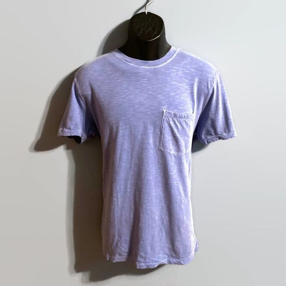 G.H. Bass & Co. Men’s Light Blue Pocket T-Shirt - Picture 1 of 10